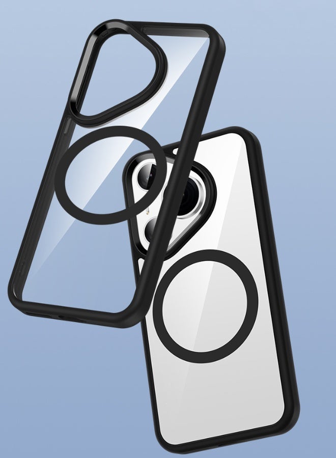 إيباكي جراب متوافق مع هاتف هواوي Pura70 Pro، جراب مغناطيسي [متوافق مع Magsafe] مصنوع من مادة مركبة، جراب نحيف مقاوم للصدمات والسقوط - Image 5